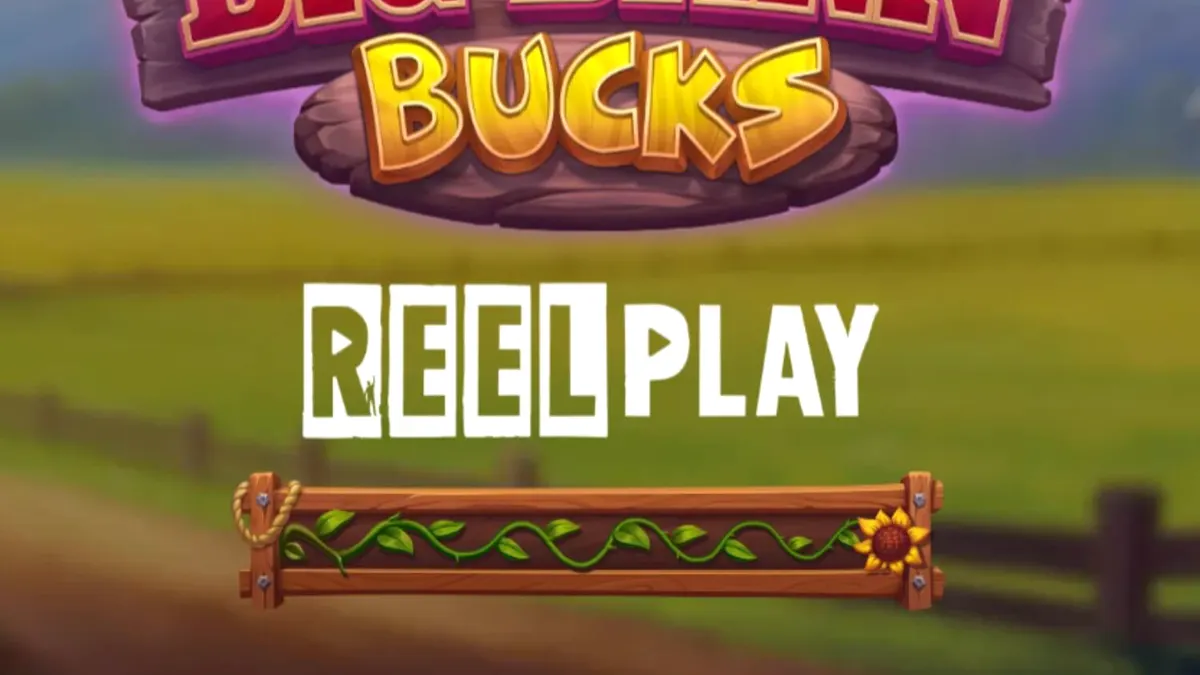 Tampilan visual slot Big Barn Bucks dengan tema peternakan yang ceria